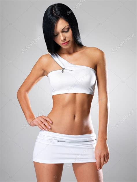 Woman With Beautiful Slim Tanned Body Stock Photo Valuavitaly 22224057