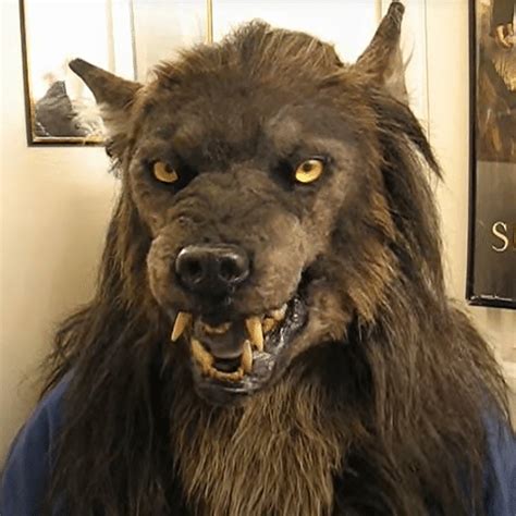 Werewolf Mask Costume Halloween Realistic Headwear Headwear Costume