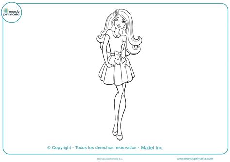 Dibujos De Barbie Para Colorear 【imprimir Y Pintar】