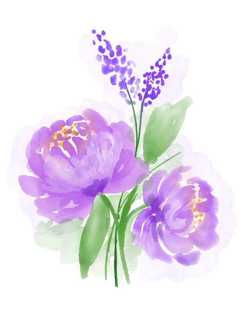 Acuarela De Flores - Imagen gratis en Pixabay png image