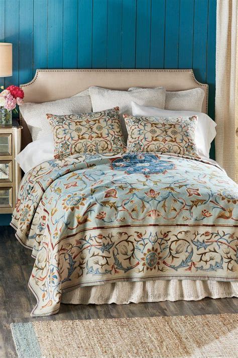 Augusta Tapestry Collection Floral Medallion Bedding Soft