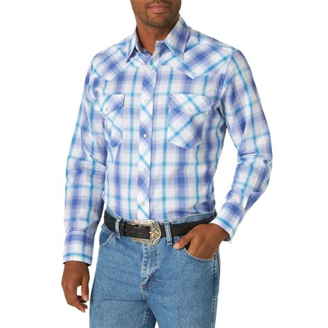 Wrangler Wrangler Mens Long Sleeve Western Shirt
