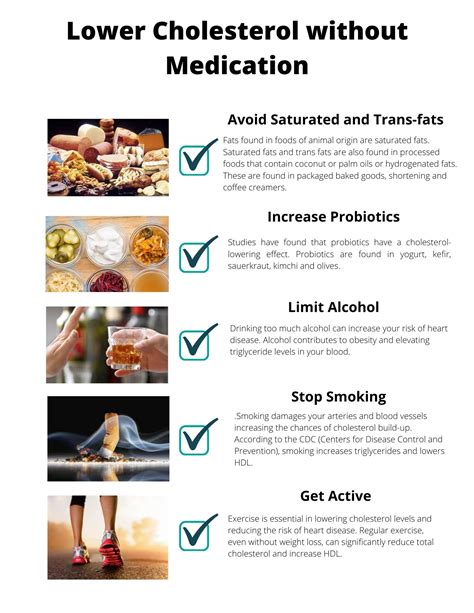 10 Tips For Lowering Cholesterol Without Medication