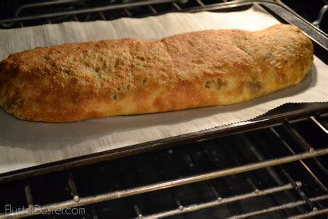 Top with sliced peppers, onions and cheese. Philly Cheese Bread | Fluster Buster