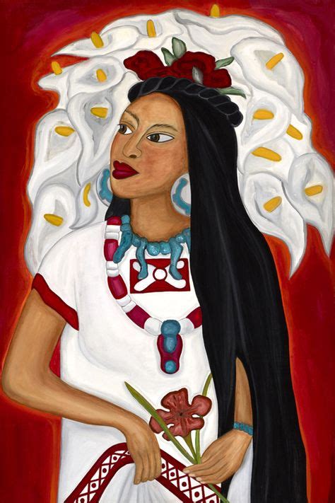 La Malinche By Emilia Garcia Mexican Art Traditional Mexican