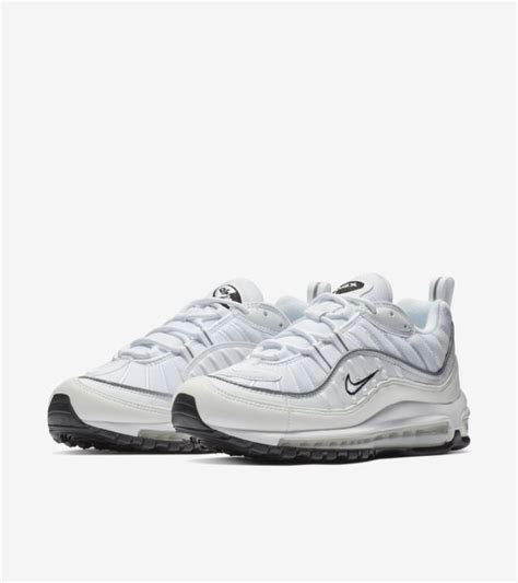 Nike Womens Air Max 98 White And Reflective Silver Release Date Nike
