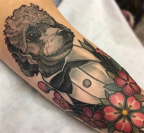 14 Elegant Poodle Tattoo Ideas Youll Want To Steal Page 2 Of 3