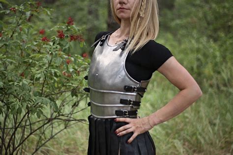 Steel Cuirass Female Cuirass Female Armor Cosplay Armor Etsy Female