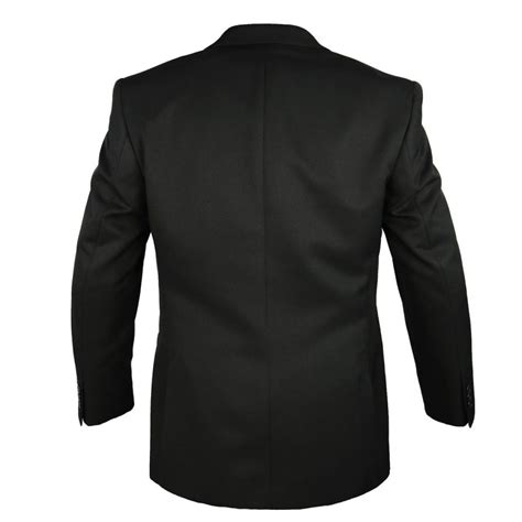 Buy Mens Classic Regular Fit Black Blazer Jacket By Carabou 38 48 Chest
