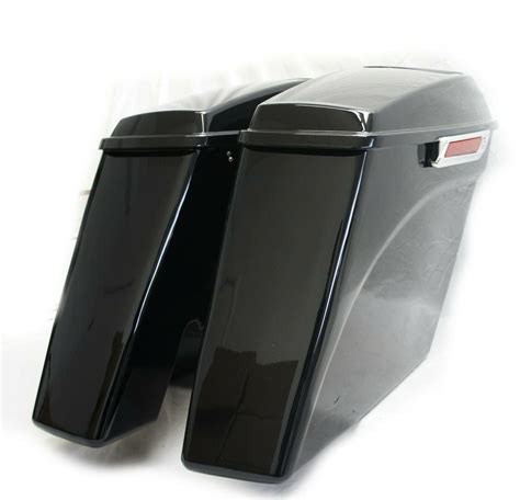 Mutazu 45 No Cut Out Extended Stretched Saddlebags For 14 Up Harley Mutazu Inc