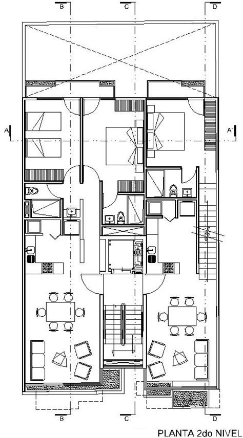 The Plan For An Apartment With Two Floors And Three Levels In Which