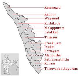 Kerala is nestled in the southwest part of india along the malabar coast. Kerala - Wikipedia