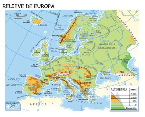 Europa El Viejo Continente Y Sus Regiones Geograficas Mapas