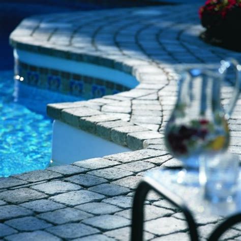 25 Ideas Of Stone Pool Deck Design