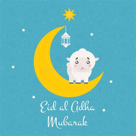 Eid Al Adha Mubarak Arabic Muslim Traditional Islamic Culture Holiday