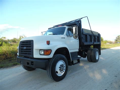 1996 Ford F 800 Dump Truck Diesel Ac