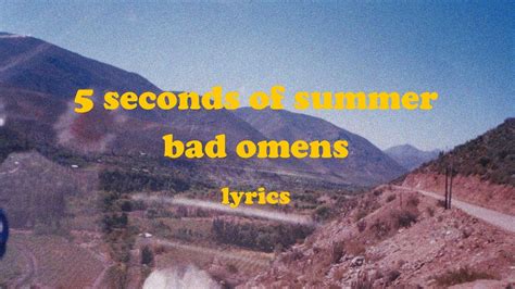 Bad Omens 5 Seconds Of Summer Lyrics Youtube