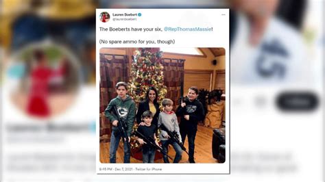 Rep Lauren Boebert Tweets Photo Of Sons Holding Guns In Front Of