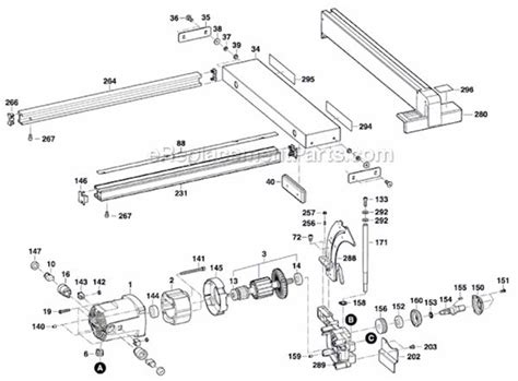 Bosch Table Saw Parts Diagram