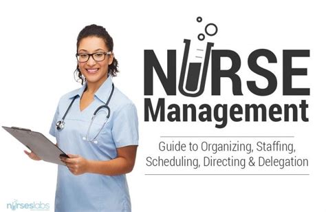 A Nurse Holding A Clipboard With The Words Nurse Management Written In