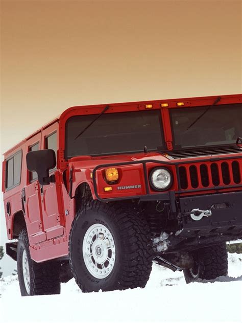 All About Hummers Red Hummer H1