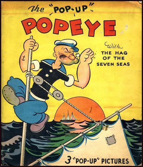 The Pop Up Popeye Cartoon Books Comic Book Characters Comic Character