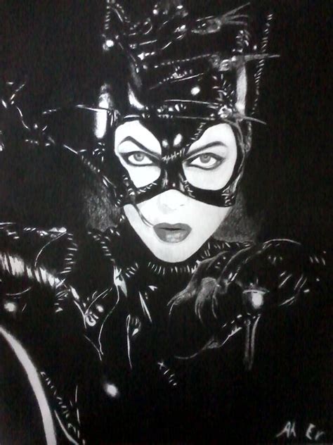 Catwoman Pencil Drawing By Er94 On Deviantart