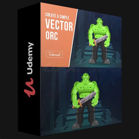 Udemy Learn Illustrator Cc Create A Simple Flat Vector Orc