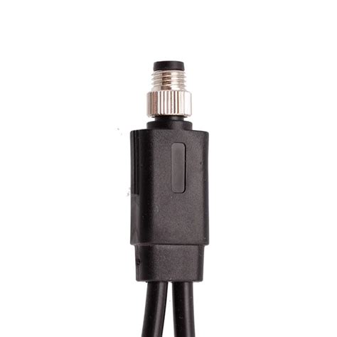 Ip67 M8 M12 Y Splitter With Male To 2 Female Fix Screw Connector