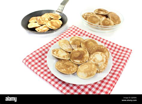 Delicious Dutch Poffertjes Stock Photo Alamy