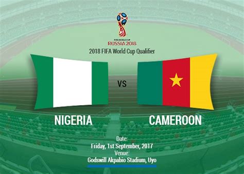 Preview and stats followed by live commentary, video highlights and match report. Nigeria Vs Cameroon: 2018 FIFA World Cup Qualifier 4 - 0 ...