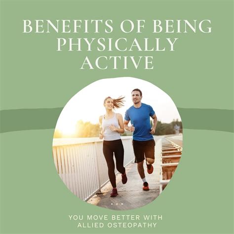 Benefits Of Being Physically Active