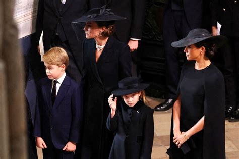 Prince George And Princess Charlotte Attend Queen Elizabeths Funeral