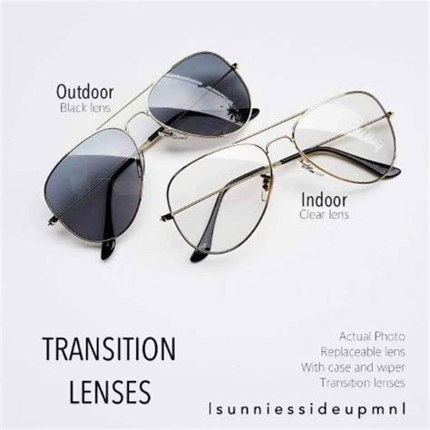 Photochromic Transition Lenses Aviator Glasses Shopee Philippines