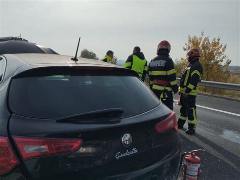 Accident rutier pe A1 kilometrul 358 pe sensul Deva Sibiu 4 mașini