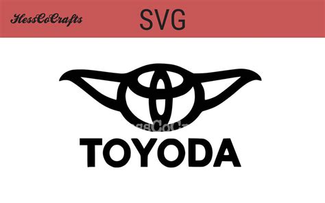 Toyoda Svg Toyota Svg Yoda Svg Yoda Car Decal Svg Toyota Etsy Finland
