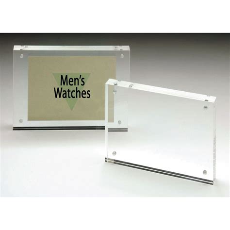 Premium Clear Acrylic Sign Holders Ubicaciondepersonascdmxgobmx