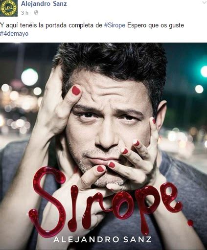 Alejandro Sanz Divulga Capa Do álbum Sirope