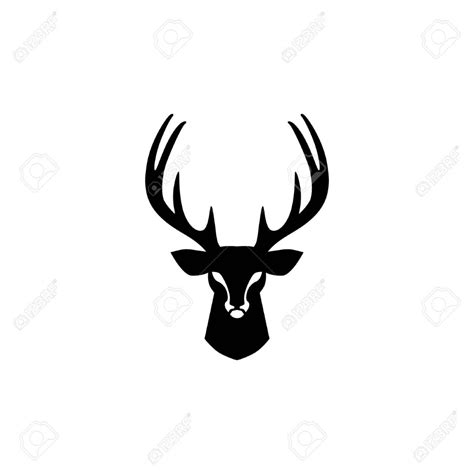 Deer Head Logo Vector Design Inspirations Stock Vector 107801736