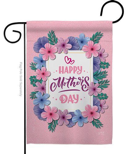Pink Mother Day Garden Flag Mothers Day Cool Garden Flags