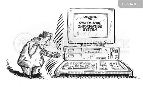 Information System Cartoons And Comics Funny Pictures From Cartoonstock