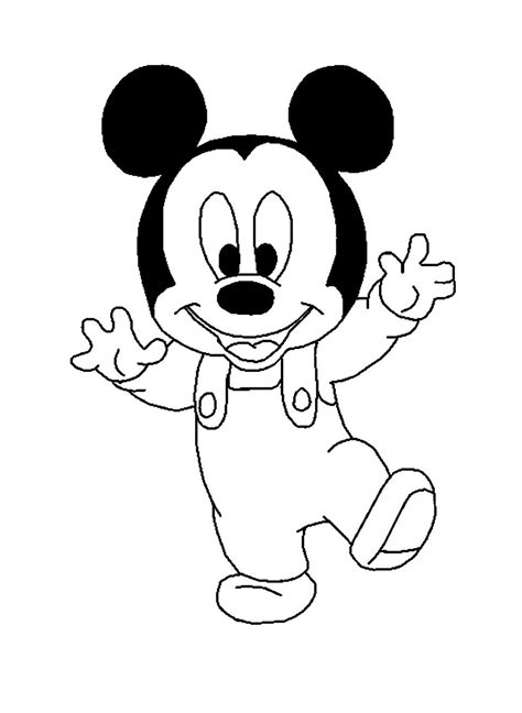 Coloriage à Imprimer Mickey Coloring Pages Mickey Mouse