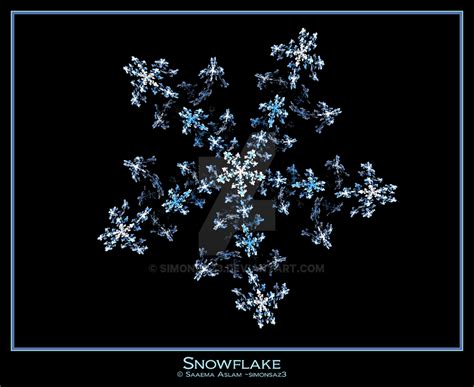 Fractal Snowflake 2 By Simonsaz3 On Deviantart