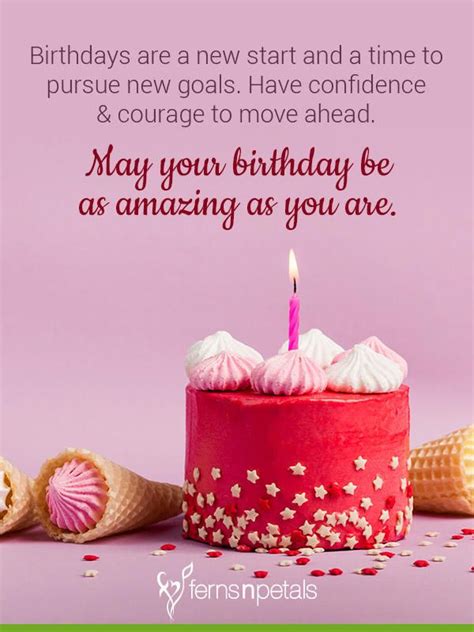 30 Best Happy Birthday Wishes Quotes And Messages Ferns N Petals