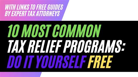 Tax Relief Program Guide For 2021 Tax Attorney Explains Your Options