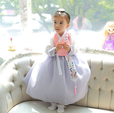 Hanbok Dress Girls Baby Korea Traditional Clothing Kids Etsy