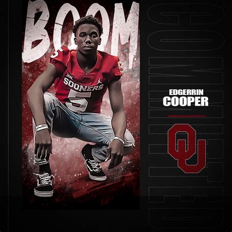 Boom News Lb Edgerrin Cooper Commits To Oklahoma The Football Brainiacs Donor Ou Edition