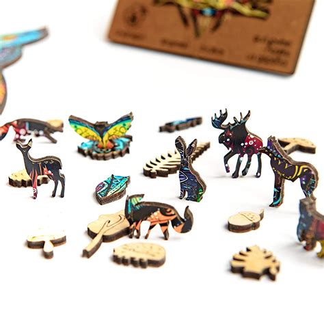 Unidragon Wooden Jigsaw Puzzles Unique Shape Jigsaw Pieces Best T