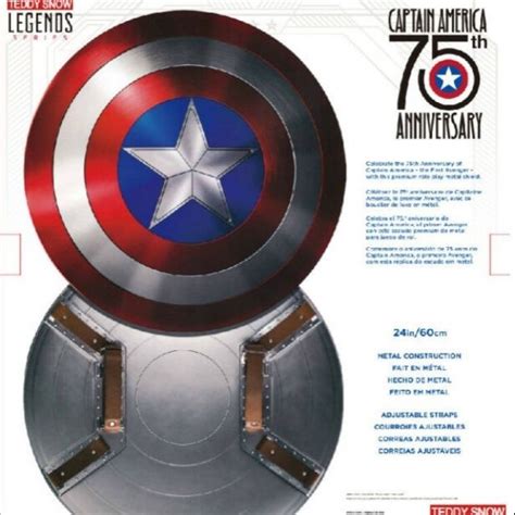 Hasbro Marvel Legends Captain America 75th Anniversary 11 Metal Shield