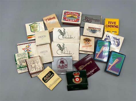 Lot Of Retro Restaurant Souvenir Matchbooks